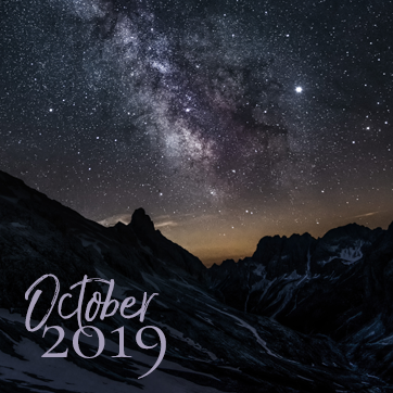 Monthly Astronomy for October 2019