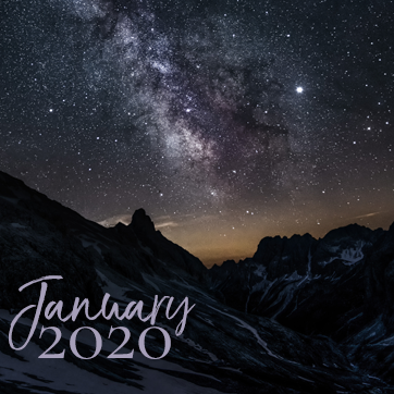 Monthly Astronomy for January 2020